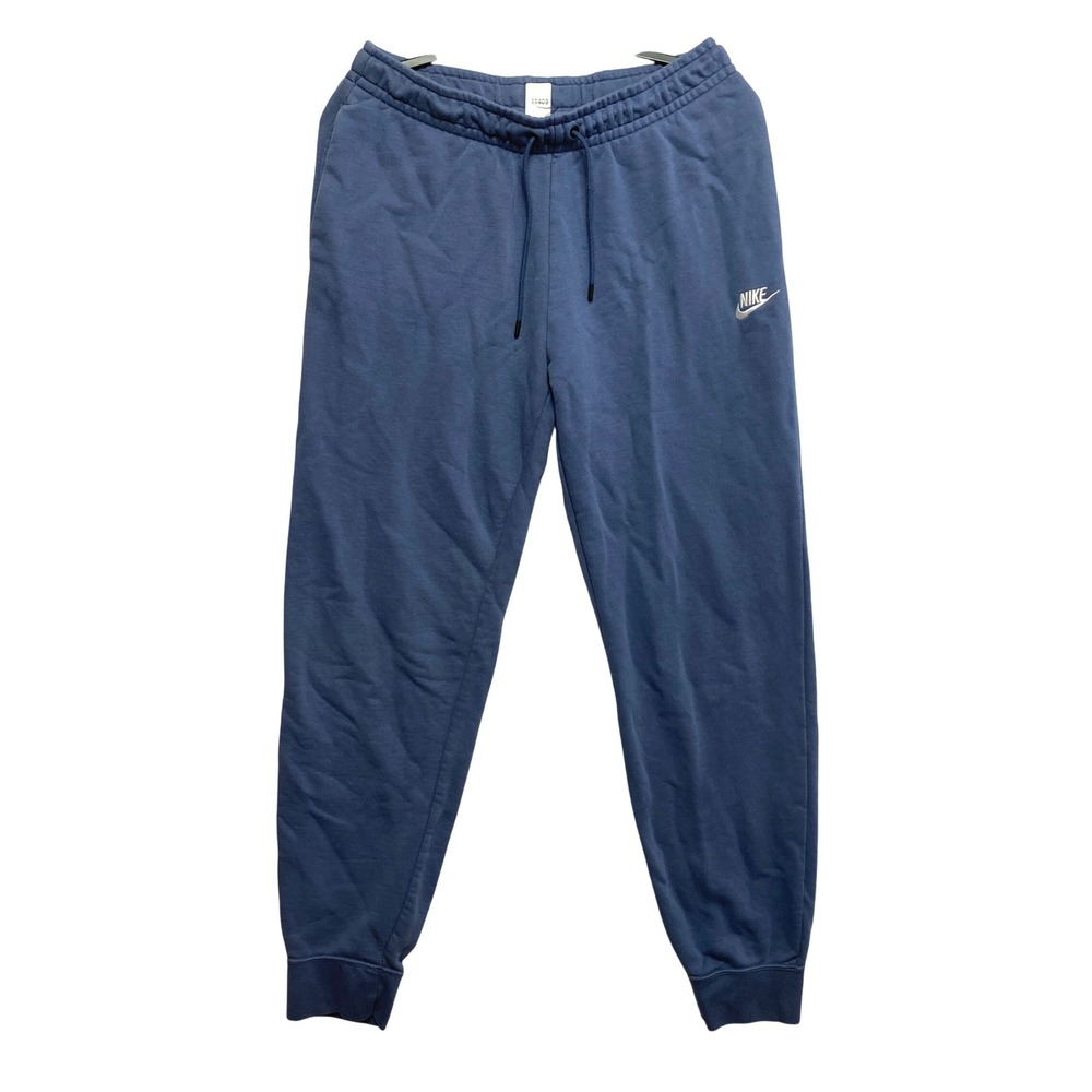 Nike Jogger Mens Large Blue Club Fleece Embroidered Sweatpants